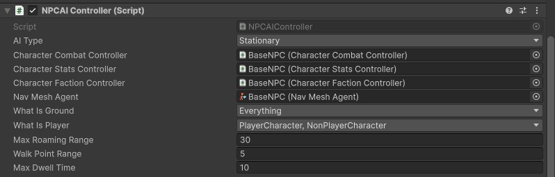 NPC AI Controller